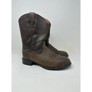 Ariat Heritage Roper Western Brown Genuine Boots Men's Sz 8 EE